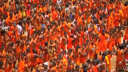 Kanwariyas major law-and-order problem, warns Uttrakhand govt; UP Police shower rose petals on them