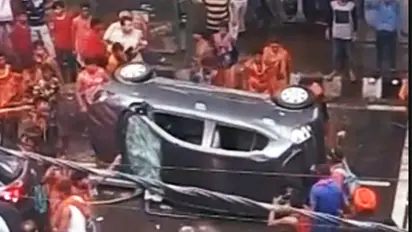 Kanwariya vandalism: Delhi Police blatantly defends its officers, blames car owner