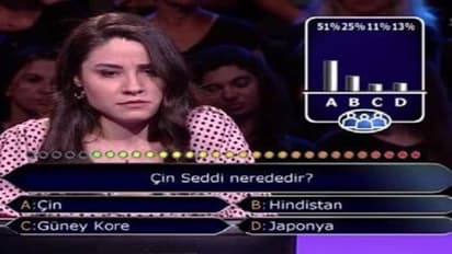 ಚೀನಾ ಗೋಡೆ ಎಲ್ಲಿ?: ಉತ್ತರ ಕೊಟ್ಳು 2 ಲೈಫ್ಲೈನ್ ಚೆಲ್ಲಿ!