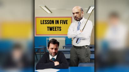 Amit Shah took just 5 tweets to demolish Rahul Gandhi's charges on Dalit empowerment