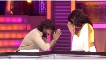 சக போட்டியாளரை கட்டி பிடிக்க பயந்து கும்பிடு போட்ட சிநேகன்..! யார் தெரியுமா அவர்..?