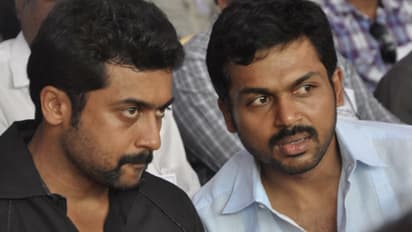 Tamil film stars Suriya and Karthi donate 25 Lacs to Kerala CM Relief Fund