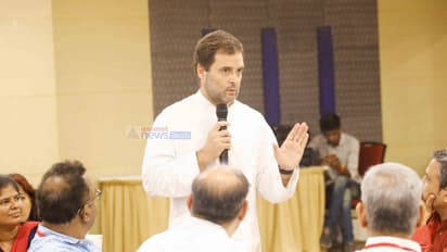 ఎడిటర్స్ తో రాహుల్ గాంధీ భేటీ (ఫొటోలు)