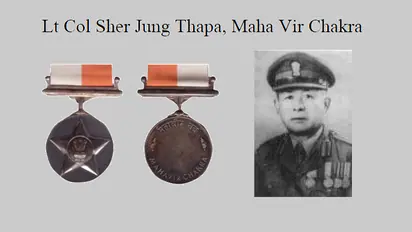 Saluting Lt Col Sher Jung Thapa, Maha Vir Chakra, Siege of Skardu, Kashmir