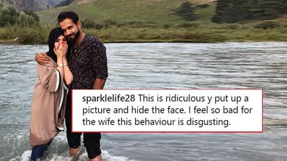 Indian pacer Irfan Pathan trolled heavily again for hiding wife's face in holiday picture