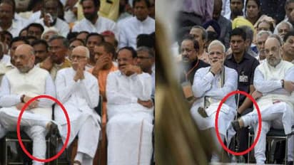 వాజ్ పేయీ అంత్యక్రియల్లో అమిత్ షా.. నెటిజన్ల విమర్శలు