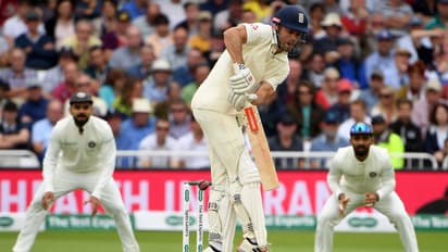 ಭಾರತ-ಇಂಗ್ಲೆಂಡ್ ಟೆಸ್ಟ್: ಮೊದಲ ಇನ್ನಿಂಗ್ಸ್ನಲ್ಲಿ ಇಂಗ್ಲೆಂಡ್ ದಿಟ್ಟ ಉತ್ತರ