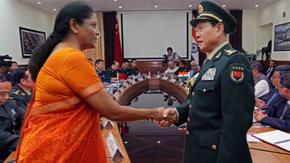 Defence Minister Nirmala Sitharaman meets Chinese counterpart Wei Fenghe
