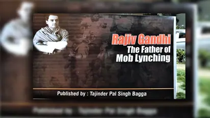 BJP plasters central Delhi with anti-Rajiv posters after Rahul Gandhi washes hands off 1984 riots