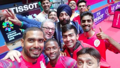 Asian Games 2018: Indian men's table tennis team loses in semis, but bags historic bronze