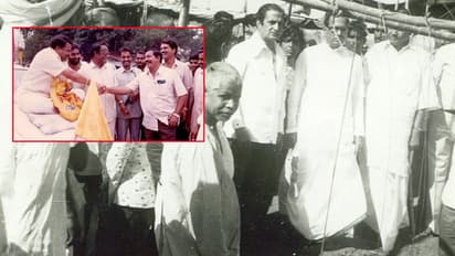 తండ్రిలాగే జోలెపట్టి విరాళాలు సేకరించిన హరికృష్ణ