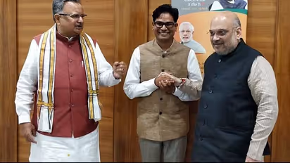 Former collector of Raipur, OP Choudhary joins BJP two days after quitting from service