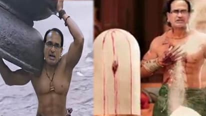 ఎలక్షన్ స్టంట్లు: బాహుబలిగా మధ్యప్రదేశ్ ముఖ్యమంత్రి.. వీడియో వైరల్