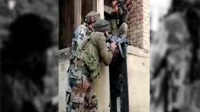 कश्मीर के हाजिन से सामने आया मुठभेड़ का लाइव वीडियो