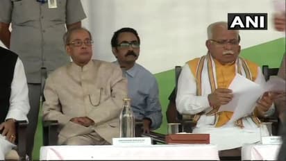 आरएसएस के बाद बीजेपी के कार्यक्रम में पहुंचे प्रणब मुखर्जी