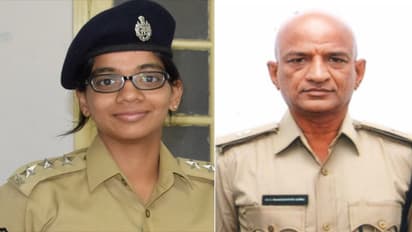 Pragati Nivedhana Sabha: IPS officer salutes daughter with higher rank at TRS rally led by K Chandrasekhar Rao in Telangana