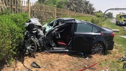 അബുദാബിയില് മൂന്ന് കാറുകള് കൂട്ടിയിടിച്ച് അപകടം; ഒരാള്ക്ക് ഗുരുതര പരിക്ക്