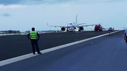 തിരുവനന്തപുരത്ത് നിന്ന് പോയ വിമാനം റണ്‍വേ മാറി ഇറങ്ങി