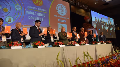 ಶಿಕಾಗೋದಲ್ಲಿ ಮೊಳಗಿದ ಪಾಂಚಜನ್ಯ: 2ನೇ ವಿಶ್ವ ಹಿಂದೂ ಸಮ್ಮೇಳನಕ್ಕೆ ಚಾಲನೆ!