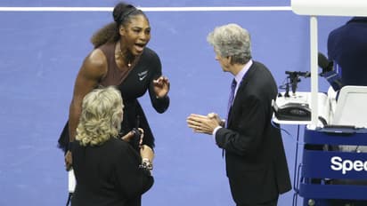 US Open 2018: Serena Williams loses game for arguing, calls umpire 'thief'