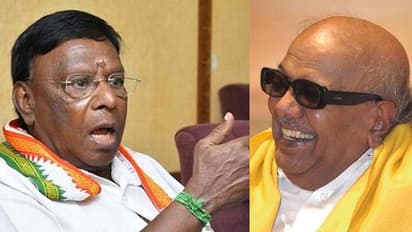 கருணாநிதிக்கு சிலை வைக்க தீவிரம் காட்டும் காங்கிரஸ் அரசு..! உற்சாகத்தில் ஸ்டாலின்..!