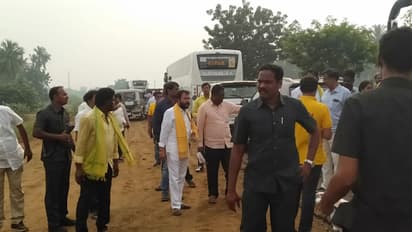 పోలవరానికి టీడీపీ ఎమ్మెల్యేలు.. తప్పిన పెను ప్రమాదం