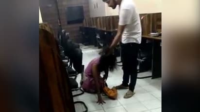 Delhi police suspends inspector whose son thrashed woman in video