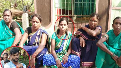 భర్త ఇంటి ముందు భార్య ఆందోళన