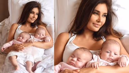 'Kasoor' hottie Lisa Ray welcomes twin daughters Sufi and Soleil with husband Jason Dehni