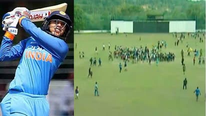 இலங்கை கிரிக்கெட் மைதானத்தில் இருந்து விரட்டியடிக்கப்பட்ட இந்திய ரசிகர்கள்!!