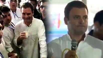 Winking Rahul goes silent when asked about Mansarovar yatra experience