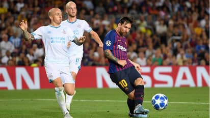 മെസിയുടെ ഹാട്രിക്കോടെ യുവഫ ചാംപ്യന്സ് ലീഗിന് തുടക്കം- ഗോള് വീഡിയോ