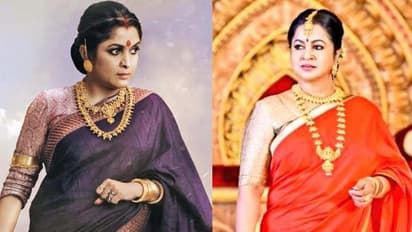 பாகுபலி ரம்யாகிருஷ்ணன் மாதிரியே இருக்கீங்க! ராதிகாவின் புதிய தோற்றத்தை கலாய்க்கும் நெட்டிசன்கள்