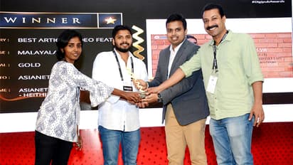 ഏഷ്യാനെറ്റ് ന്യൂസ് ഓണ്ലൈന് ഡിജിപബ് ഗോള്ഡൻ പുരസ്കാരം, മികച്ച വീഡിയോയ്ക്കുള്ള ദേശീയ അവാര്ഡ്