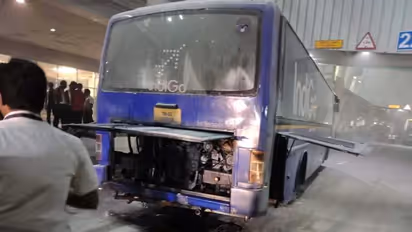 IndiGo bus catches fire: No end to aviation horror?