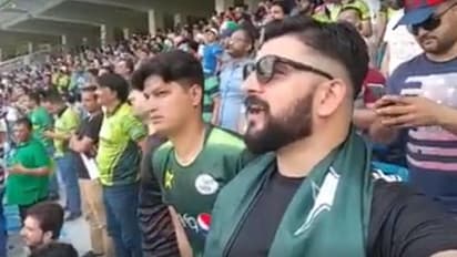 ಭಾರತದ ರಾಷ್ಟ್ರಗೀತೆ ಹಾಡಿದ ಪಾಕ್ ಅಭಿಮಾನಿ..! ವಿಡಿಯೋ ವೈರಲ್