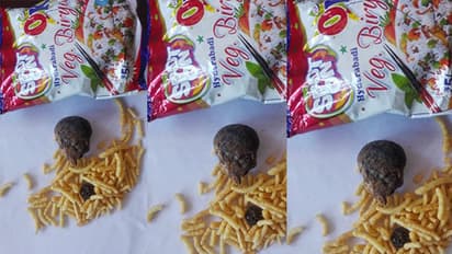 സ്നാക്സ് പായ്ക്കറ്റില് അജ്ഞാത വസ്തു കണ്ടെത്തി
