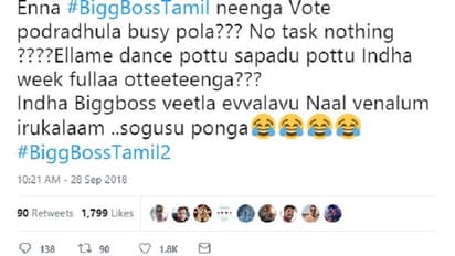 பிக் பாஸ் வீட்டில எவ்வளவு நாள் வேணும்னா இருக்கலாம்! சொகுசு போங்க; பிக் பாஸ் பிரபலத்தின் நக்கல் ட்வீட்...