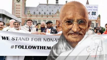 हॉलैंड में अहिंसा दिवस के मौके पर ‘गांधी मार्च’ निकाला, हजारों लोगों ने लिया हिस्सा