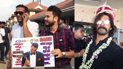 'ഗൂഗിള് സാബു'വിനൊപ്പം സെല്ഫി, ഷിയാസിന് തലപ്പാവ്; ബിഗ് ബോസ് താരങ്ങള് കൊച്ചിയിലെത്തി
