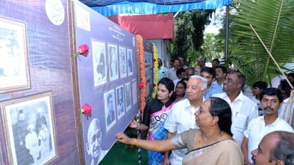 ಈ ರೈಲು ನಿಲ್ದಾಣದಲ್ಲಿ ಎಲ್ಲೆಲ್ಲಿ ನೋಡಿದ್ರೂ ಗಾಂಧೀಜಿ!