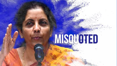 Nirmala Sitharaman's remarks on Pakistan twisted out of context