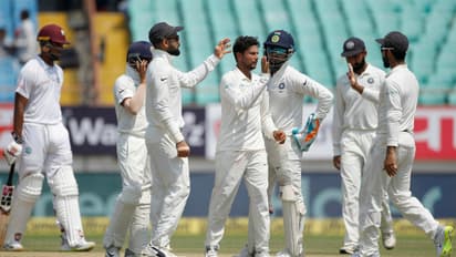 India vs West Indies: Hosts wrap up Rajkot Test within three days after Kuldeep Yadav's maiden fifer
