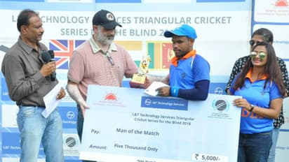 Blind cricket tri-series in Bengaluru: Pankaj Bhue scores ton as India thrash England for second win