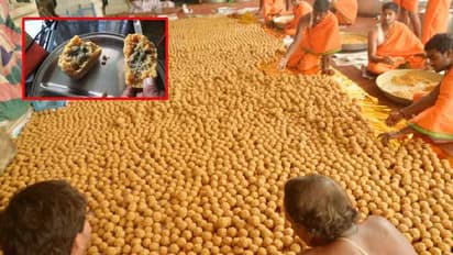 యాదాద్రిలో బూజు పట్టిన లడ్డూలు.. లడ్డూలను పారబోసిన అధికారులు