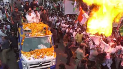 பெரும் விபத்தில் இருந்து உயிர் தப்பிய காங்கிரஸ் தலைவர் ராகுல்காந்தி!