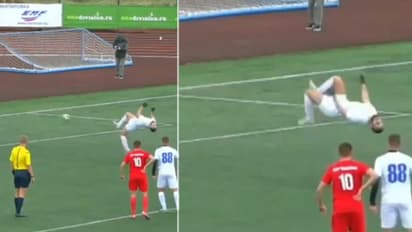 പലജാതി പെനാല്റ്റി കിക്കുകളുണ്ട്; ഇങ്ങനെയൊരെണ്ണം ആദ്യമായിട്ടായിരിക്കും- വീഡിയോ