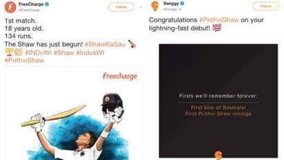 ಪೃಥ್ವಿ ಶಾ ಫೋಟೋ ಬಳಸಿದ ಕಂಪೆನಿಗಳಿಗೆ 1 ಕೋಟಿ ದಂಡ!