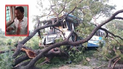 తెలంగాణలో మిస్సయిన ఘోరప్రమాదం.. నిద్రమత్తులో బస్సును చెట్టుకు ఢీకొట్టిన ఆర్టీసీ డ్రైవర్