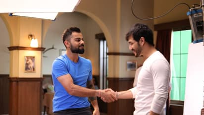 కోహ్లిని కలిసిన అఖిల్